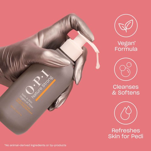 OPI Nature Strong Nails & Skin - Soften Up Pedi Soak | Skin-Softening Foot Soak | Refreshed Feeling with Relaxing Scent | 8.4 Fl Oz | 250 mL