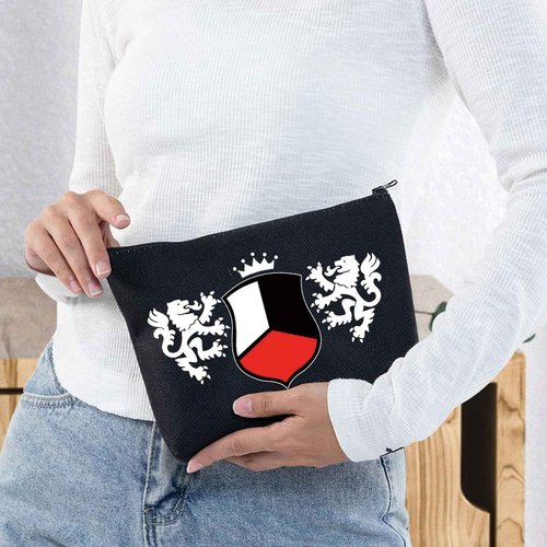 BWWKTOP Latin Music Cosmetic Makeup Bag Mexico Band Fans Gifts Music Makeup Zipper Pouch Bag Singer Merchandise (rdmusic bl)