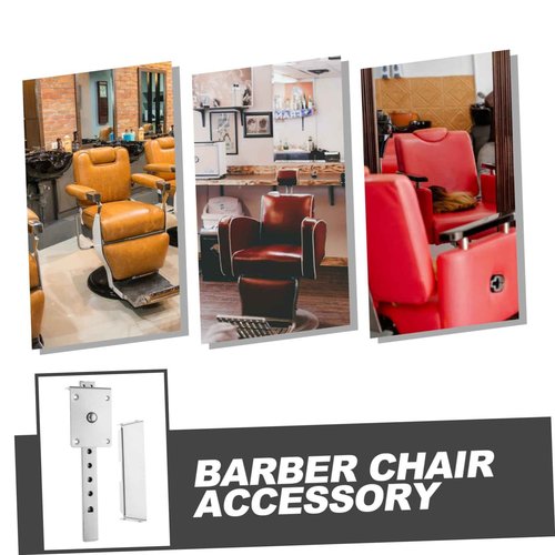 MERRYHAPY Salon Chair Headrest Bracket Replacement Durable Iron Headrest Support for Barber and Salon Chairs Ergonomic Design for Comfortable Use Easy Installation Barber Chair Accessory