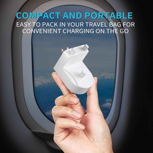 Wireless Electric Toothbrush Wall Charger Compatible with Oral-B and Braun Models (Excluding iO 7/8/9/10 and Pulsonic Series)