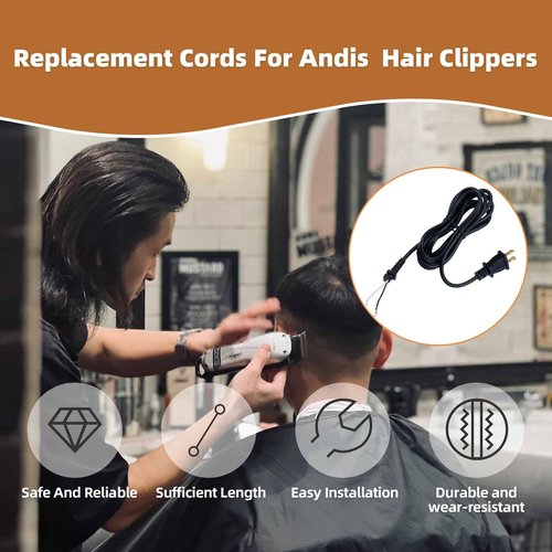04624 Trimmer Cord Replacement for Andis T-Outliner Clippers Hair Trimmer (2 Wire)