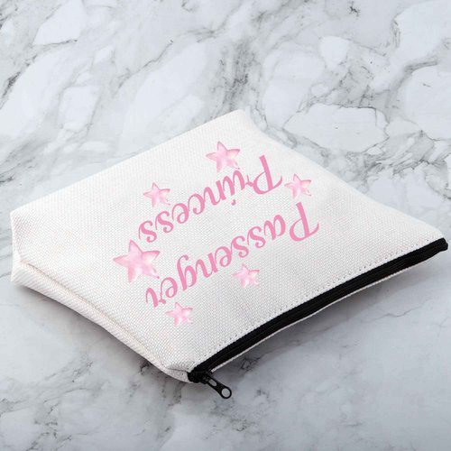 MNIGIU Funny Girlfriend Cosmetic Bag Passenger Princess Makeup Bag Passenger Princess Gift