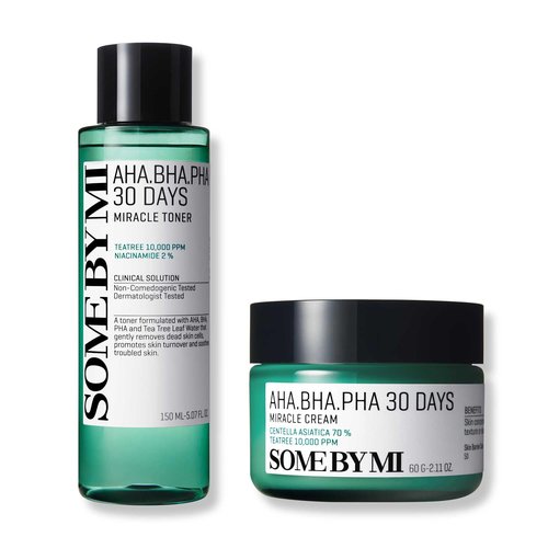 SOME BY MI AHA BHA PHA 30 Days Miracle Toner & Miracle Cream