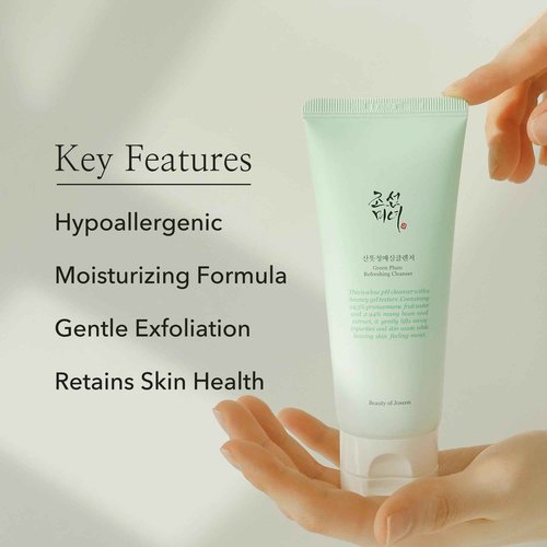 Beauty of Joseon Red Bean Refreshing Pore Mask with Green Plum Refreshing Clanser