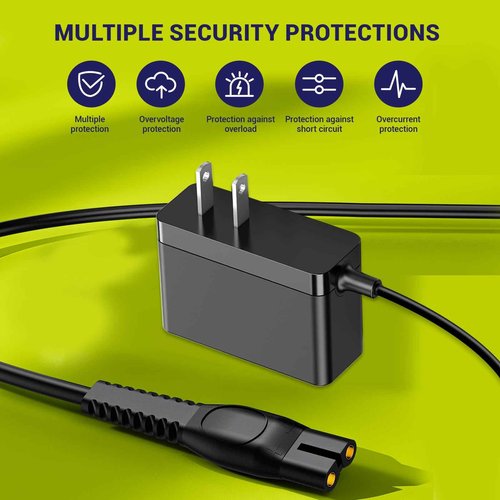 5V Charger Cord Compatible with Philips Norelco OneBlade Electric Shaver QP2724 QP2834 MG5910 MG7900 MG7910 MG9510 2400 3600 3000 5000 7000 Series Replacement One Blade Razor for Men Power Supply