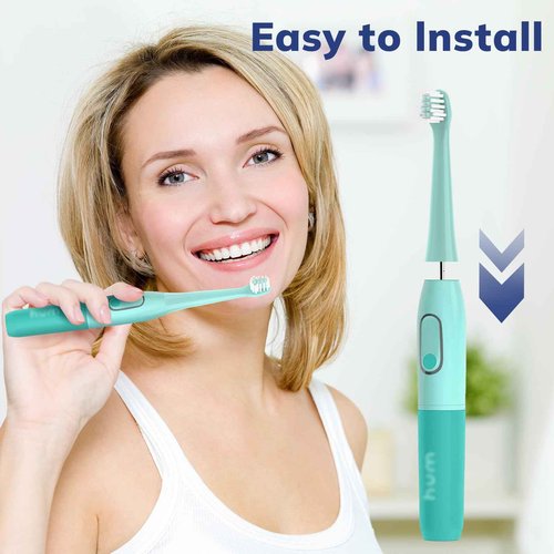 10 Pack Replacement Toothbrush Heads Compatible with Colgate Hum Toothbrush- Brush Heads Replacement for Colgate Hum Connected Smart Battery Electric Toothbrush