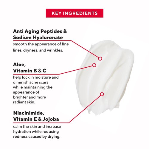 Mirabella Renew Age-Defying Daily Moisturizer for Face, Hydrating Face Moisturizer Helps Reduce Appearance of Fine Lines, Wrinkles and Dark Spots with Peptides, Hyaluronic Acid, and Antioxidants