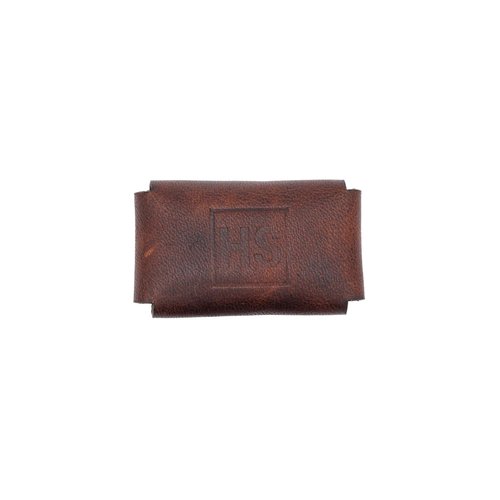 Henson Shaving Razor Leather Head Cover/Sheath for Henson AL13 and Henson Ti22 (Brown Leather)