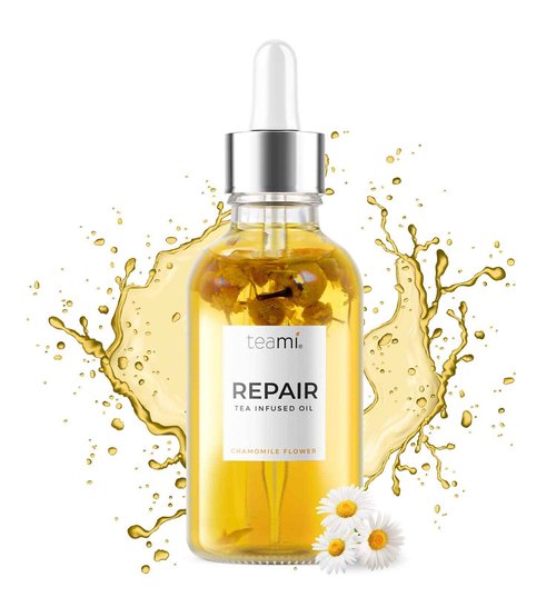 Teami Repair Jojoba Face Oil for Women with Coconut Oil, Camellia Seed & Vitamin E for Skin - Facial Oil Cleanser for Sensitive, Normal, Oily & Dry Skin (2oz)