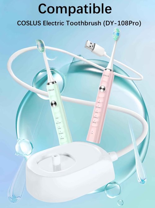 Qjin USB Charger for COSLUS Electric Toothbrush DY-108Pro - Charging Base
