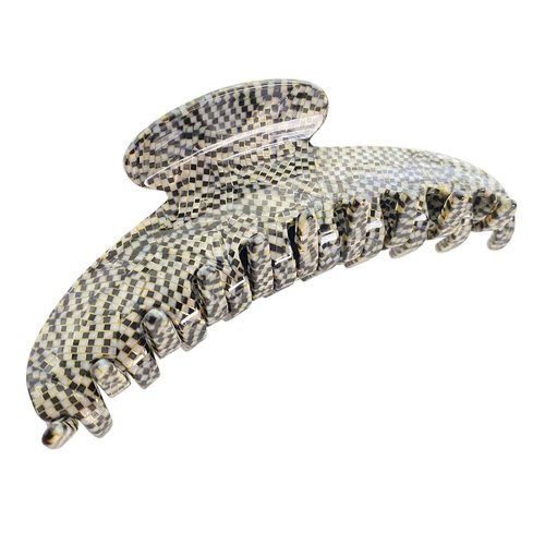 French Amie Contour Opera Large 4 ¾” Handmade Cellulose Jaw Hair Claw Clips for Thick Hair Women Hair Accessories