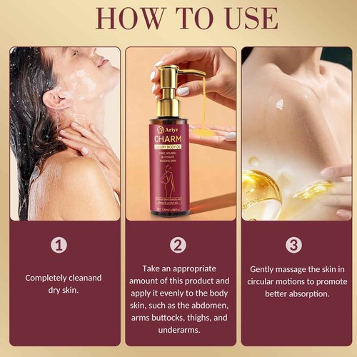 Body Firming Oil,Glow Remedy body oil for women,Body Oil After Shower Tightening&Hydrating Treatment for Arms,Legs,Stomach&Body,Natural Firming Oil for Dry Skin,Non-Greasy Body Serum -4.06 OZ (2 PCS)