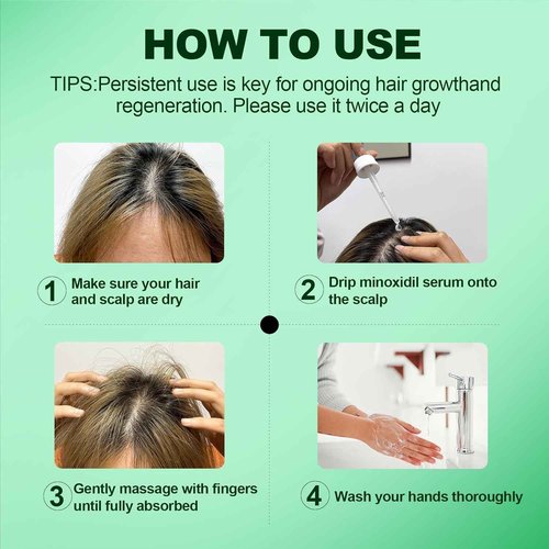 5% Minoxidil for Men, 3PCS Minoxidil for Women Hair Growth Products, Extra Strength Minoxidil Topical Hair Loss Regrowth Treatment Serum with Rosemary & Biotin, Upgraded formula light & Non-Greasy
