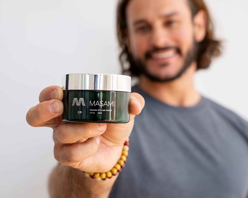 MASAMI Mekabu Hydrating Styling Cream | Curl Cream for Curly Hair | Sulfate/Paraben/Phthalate Free | Vegan & Cruelty Free | Salon Qualty | All Hair Types & Textures | Curl Defining