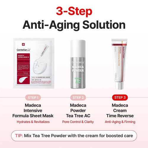 CENTELLIAN 24 Madeca Cream Time Reverse (Season7) (Time reverse (2ea), 1.69fl oz, Pack of 2) Advanced Fast-Absorbing & Nourishing Cream, Hydrates, Reduces Wrinkles, Korean Skin Care, Centella Asiatica