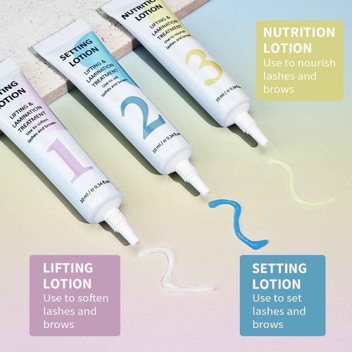 Lash Lift and Brow Lamination Kit, 2-in-1 Eyelash & Eyebrow Perm Set with Glue Balm, 4-6 Weeks Curl, Easy Application for Beginner and Salon