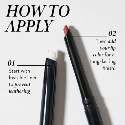 LAURA GELLER NEW YORK Italian Marble Sheer Lipstick, Berry Vanilla + Modern Classic Invisible Color Locking Lip Liner, Clear