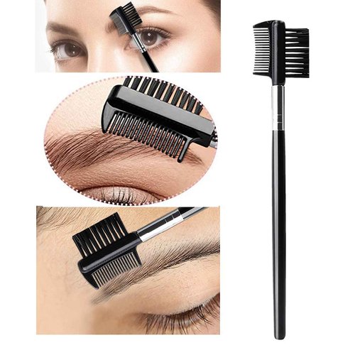 Craft Scissors Stainless Steel Unisex Eyebrow Kit Eyebrow Scissors, Slant Tweezers And Eyebrow Brush for Eyebrow Eyelash Extensions 5 Pcs with Case