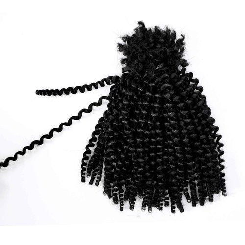 Linkmai 16 Inch Afro Kinkys Bulk Human Hair for Dreadlocks Making, Repairing and Extending,100% Afro Kinky Curly Human Hair Bulk Best Range100g/Pack Can be Dyed