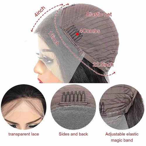 SODLIS Short Curly Bob Wig Human Hair 13x4 Lace Front Wigs Human Hair Bob Wig For Black Women Brazilian Virgin Pixie Cut Curly Wave Lace Front Wigs Pre Plucked Natural Hairline (8 Inch)
