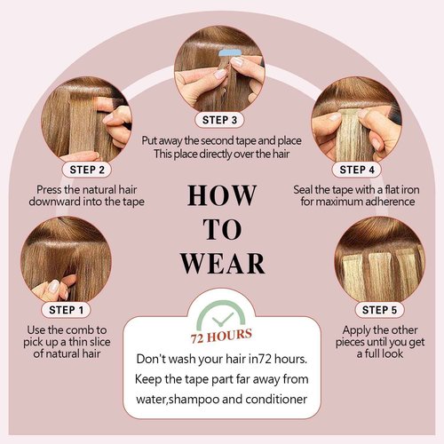 Sunya Tape in Hair Extensions 16 inches Silky Straight Remy Human Hair Seamless Skin Weft Tape in Human Hair Extensions 16 inches #4 Chocolate Brown 40 Gram 20Pcs/Pack Thick Hair…