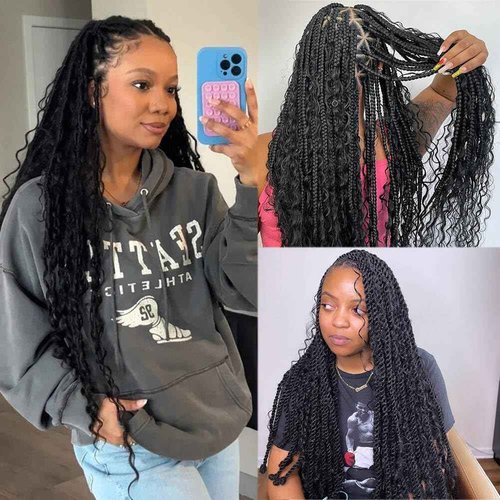 Pre Divided Bulk Human Hair for Boho Braids Deep Wave Bundles for Briding Brazilian Virgin Human Hair Curly Bulk Crochet Hair No Weft Extensions for Black Women 18Inch 160 roots 50g