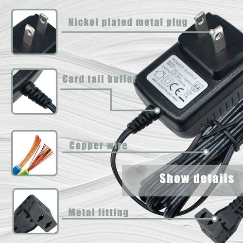 BOEEA Charger for Wahl Trimmer 9864SS, SS2L, WSS3L, 9818A, 5616L, 5701,9870, 9884L2, 9896, 9899, Fit 9864 Stainless Steel Lithium Ion 2.0+ Beard Trimmer