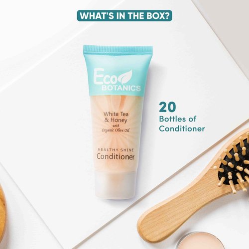 Eco Botanics Travel-Size Hotel Shampoo and Conditioner .85 oz (Case of 20)
