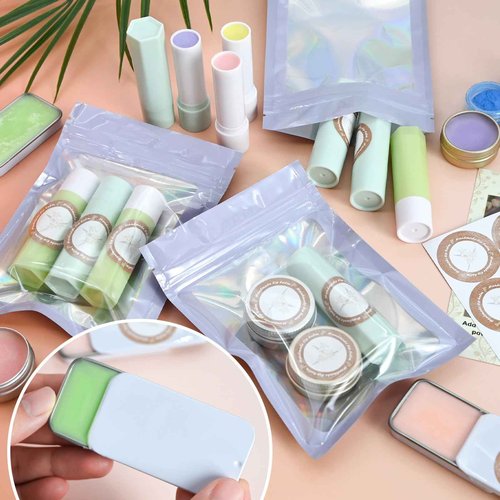 JUYRLE Lip Balm Making Kit- Coconut Lip Gloss Kit with Beeswax, Jojoba Oil, and Coconut Oil for Adults & Girls, Make Your Own Lip Balm– DIY Moisturizing Lip Care