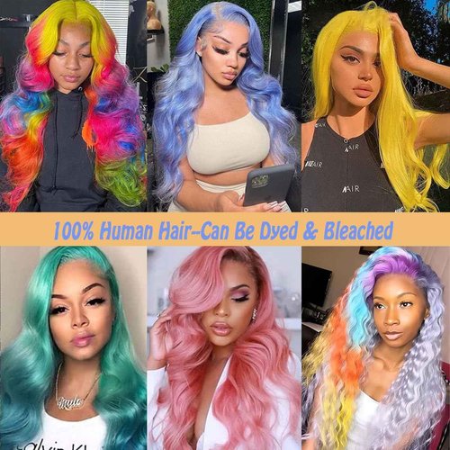 2x6 Blonde Closure Transparent Lcae Brazilian Virgin Remy Hair 10a Middle Part 613 2x6 Lace Closure Body Wave 100% Unprocessed With Baby Hair 12 Inch