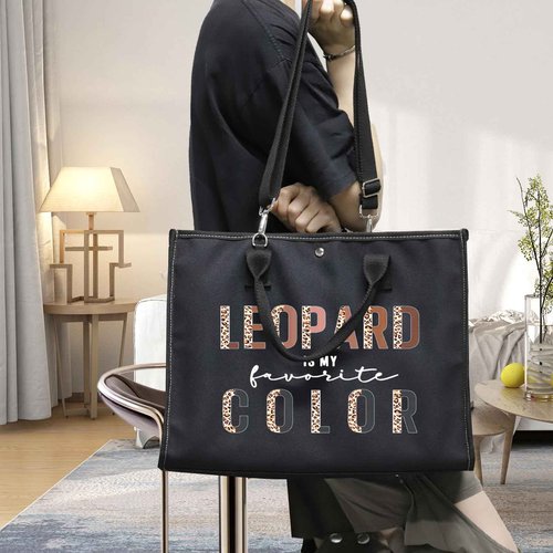 BWKTOP Leopard Lovers Cosmetic Makeup Bag - Leopard Fans Gifts - Zipper Pouch Bag For Women & Girls