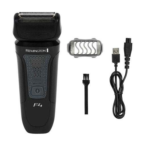Remington F4 Style Series Foil Shaver for Men, Flexing Blades for Close and Comfortable Shave, Cordless Electric Rechargeable Razor.