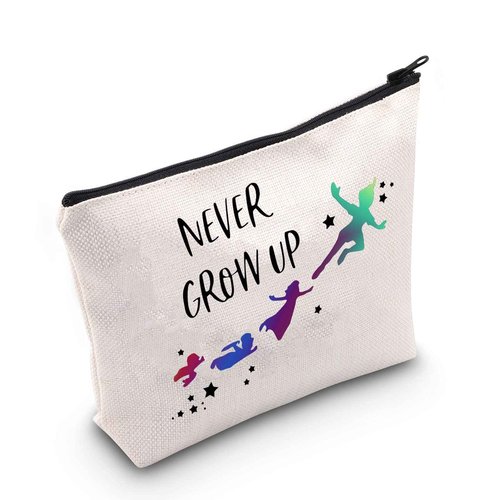 TSOTMO Movie Merchandise Makeup Bag Cartoons Movie Gift Never Grow Up Inspired By Cartoon Cosmetic Bag For Fans (Grow Up)