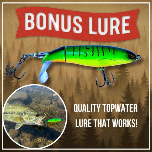 Fishermen’s 4 Pack Soap Gift Set – Great Smelling Heavy Grit Hand and Body Soap for Fishermen & Boaters – Includes Topwater Fishing Lure & Sleeve – Unique Fishing Gift for Men Who Love to Fish