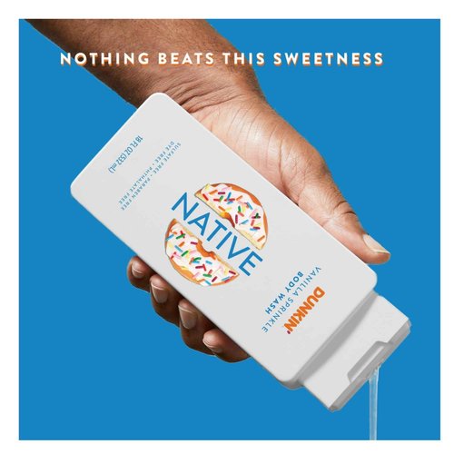 Native Body Wash Limited Edition Scents | Vanilla Sprinkle 18 oz Body Wash & Strawberry Frosted 18 oz Body Wash (Vanilla Sprinkle & Strawberry Frosted)