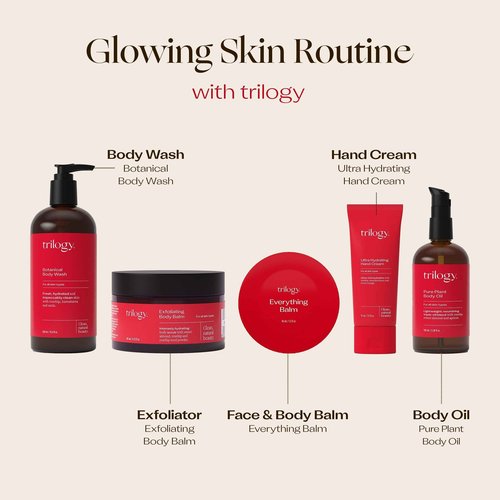 Trilogy Botanical Body Wash, Luxurious Spa Experience with Rosehip Oil, 16.9 fl oz