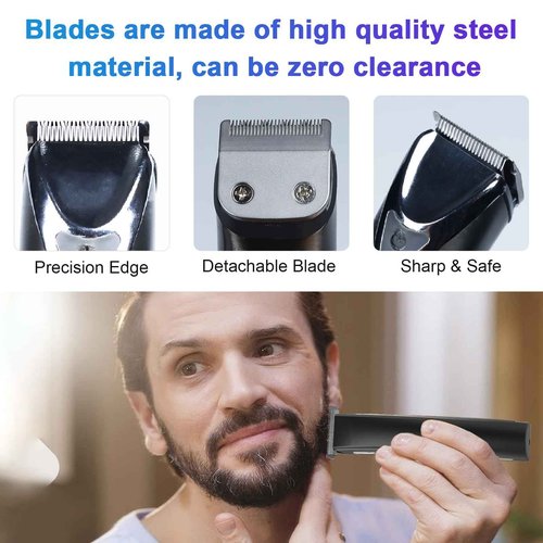 59300 Stainless Steel Replacement Detachable 30mm Standard Blade Compatible with WHAL All in One Lithium Ion Trimmer 9864/9864SS/9686/9818A/9854L/9876L/9854/WSS3L/SS2L etc (3 Pack)