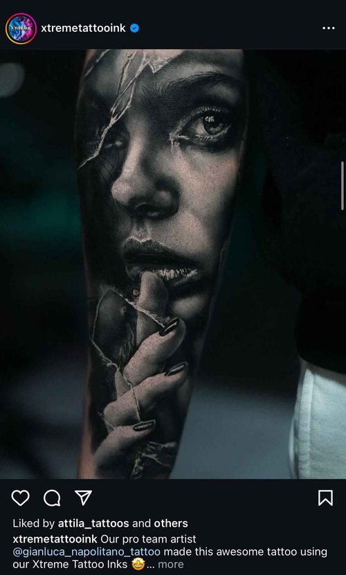 Xtreme Ink Black Magic Tattoo Ink, Experience the Enchantment of Premium Black Pigment, Smooth Application, True Colors, and Uncompromised Safety - Elevate Your Artistry with Xtreme Tattoo Inks (1 oz)