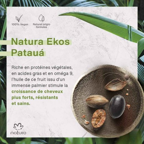 natura - Ekos Patauá Strengthening Conditioner - Repair & Renew Hair - Fortify Roots & Strands - Protein Rich - Vegan Hair Care - Brazilian Beauty Secrets - Personal & Self Care - 10.1 fl oz (300ml)