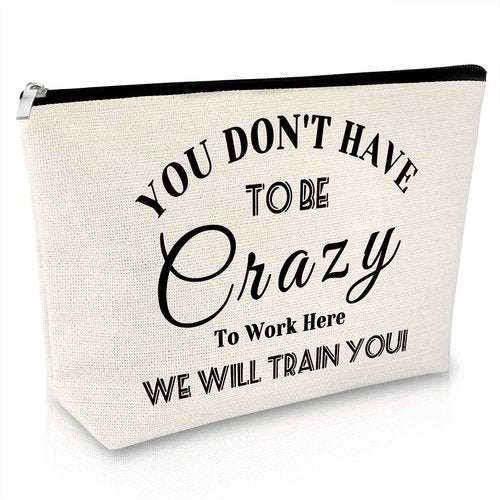 Sfodiary Welcome Gift Bag for New Hire Employee Congratulations Cosmetic Pouch for Coworker Travel New Job Present for Women Friends Office Birthday Present for Employee Travel Pouch