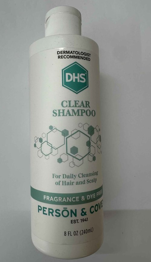 DHS Clear Shampoo for Daily Cleaning of Hair & Scalp, Fragrance Free - Buy Packs and SAVE (Pack of 3)