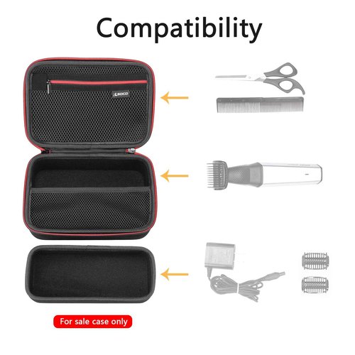 RLSOCO Case Compatible With Philips Norelco Body Groomer 7000/5000 Series Men's Whole Body Groomer & Intimate Hair Shaver & Trimmer,Fits for Philips BG7480/50,BG7490/50,BG5495/50,BG5490/50 and More