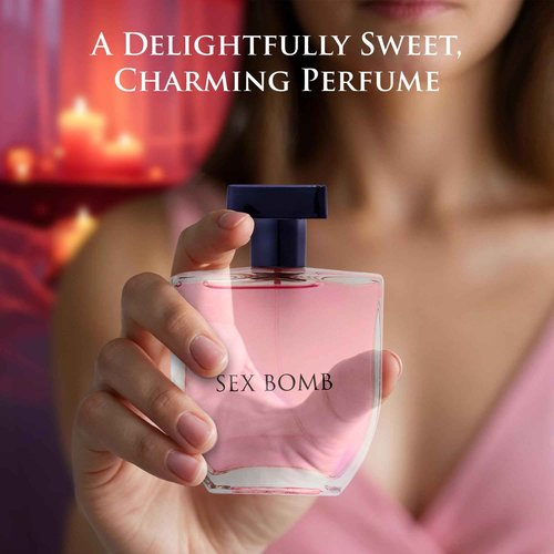 Sx Bomb for Women Eau De Parfum - Blend of Floral & Fruity Accords - Neutral Base Notes of Oakmoss, Musk & Wood - Sweet Everyday Fragrance - Elegant 100ml Bottle - Natural & Paraben Free