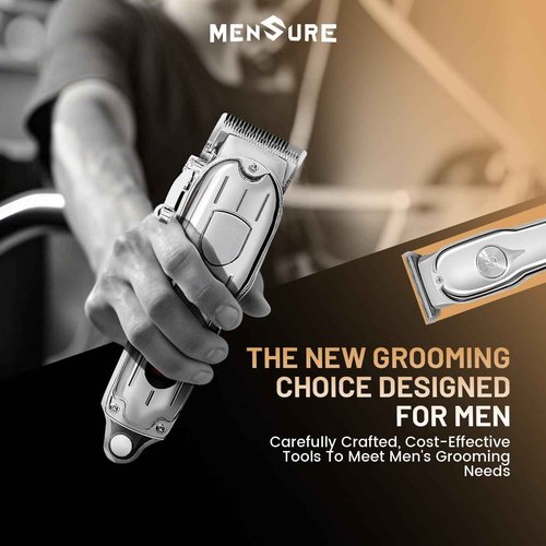Mensure Hair Clippers for Men, Home Haircut Kit with Scissors, Comb & Guide Combs, Cordless Hair Trimmer Set for Family Use