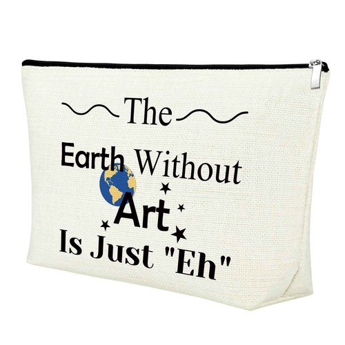 Art Lovers Gifts Makeup Bag Art Teacher Appreciation Gifts Artist Gift for Women Art Student Graduation Gifts Art Cosmetic Bag Funny Birthday Christmas Gifts Art Gifts for Women Travel Cosmetic Pouch