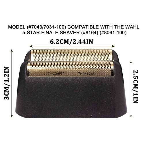 3 Pack Professional Shaver Shaper Replacement Super Close Gold Foil and Cutter Bar Assembly, Super Close Shaving for Professional Barbers and Stylists,Compatible with Wahl 5
