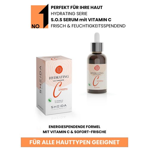 HYDRATING S.O.S Serum with Vitamin C - For All Skin Types - 30 ml