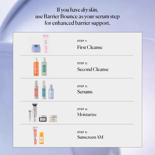 Naturium Barrier Bounce Serum, Plumps & Hydrates Face, Neck & Chest, Hydration Booster & Skin Care with Squalene & Ceramide Complex, 1.7 fl oz