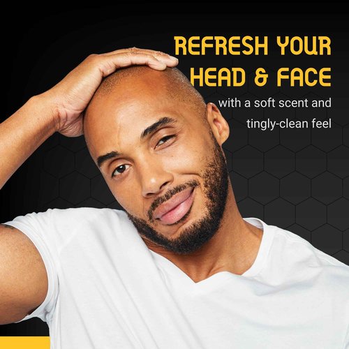 Bee Bald 4-Pack with SMOOTH PLUS Daily Moisturizer with SPF 30, SHAVE Premium Shave Cream, HEAL Post-Shave Healing Balm, and CLEAN Hydrating Facial Cleanser