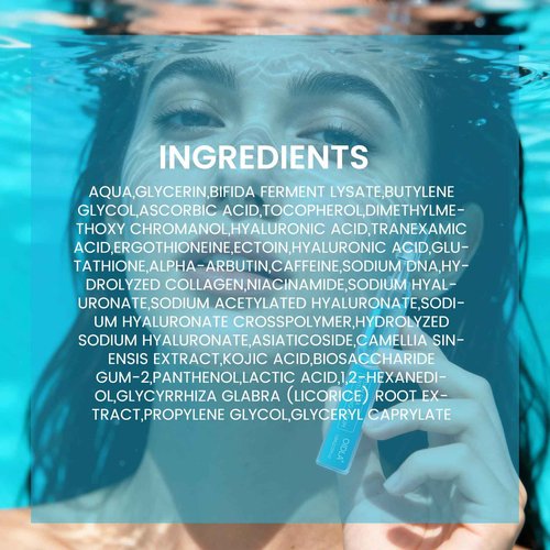 Salmon DNA Anti-Aging Serum with 5000ppm PDRN - 6 Hyaluronic Acid & Niacinamide Reduces Wrinkles, Fades Dark Spots for 72-Hour Hydration & Radiance-Korean Skincare (30 Vials 1.5 fl oz)